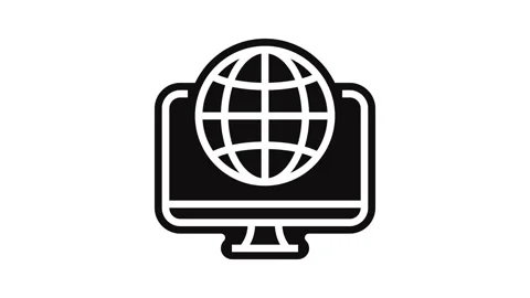 Remote access glyph icon animation Stock Footage 326141249