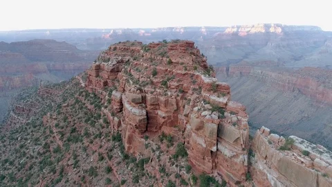 Remote and arduous interior of the canyon aerial 4K view 스톡 동영상 113647859