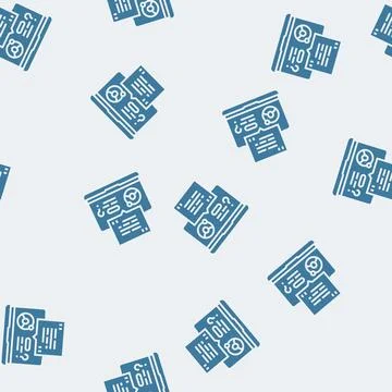 Remote consulting glyph seamless pattern 스톡 일러스트