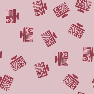 Remote consulting glyph vector seamless pattern Stock Illustration