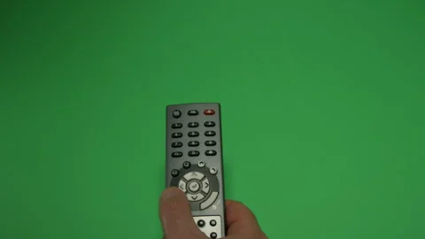 Remote Control 1 on Green screen Chroma key pt34 of 44 Stock Footage 240321982