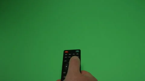 Remote Control 2 on Green screen Chroma key pt5 of 24 Stock Footage 240324461