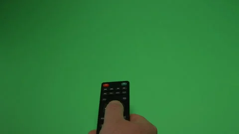 Remote Control 2 on Green screen Chroma key pt6 of 24 Stock Footage 240324762