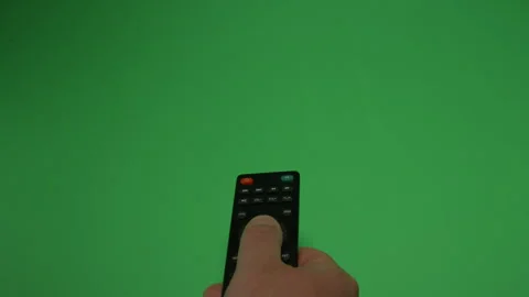 Remote Control 2 on Green screen Chroma key pt10 of 24 Stock Footage 240325581
