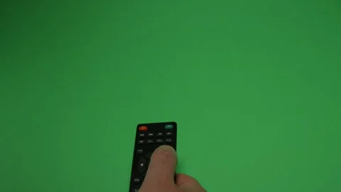 Remote Control 2 on Green screen Chroma key pt12 of 24 Stock Footage 240325981