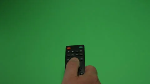 Remote Control 2 on Green screen Chroma key pt15 of 24 Video stock 240326624