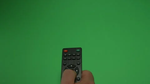 Remote Control 2 on Green screen Chroma key pt17 of 24 Stock Footage 240327396