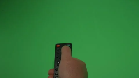 Remote Control 2 on Green screen Chroma key pt19 of 24 Stock Footage 240328225