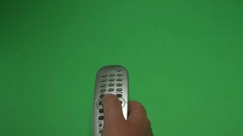 Remote Control 3 on Green screen Chroma key pt3 of 16 Stock Footage 240330813