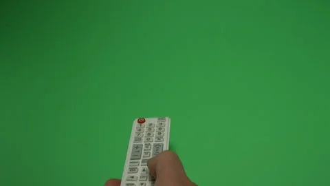 Remote Control 6 on Green screen Chroma key pt10 of 13 Stock Footage 240342394