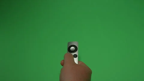 Remote Control 8 on Green screen Chroma key pt1 of 15 Stock Footage 240347065