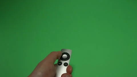 Remote Control 8 on Green screen Chroma key pt5 of 15 Stock Footage 240348515