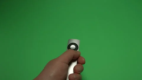 Remote Control 8 on Green screen Chroma key pt12 of 15 Stock Footage 240349996