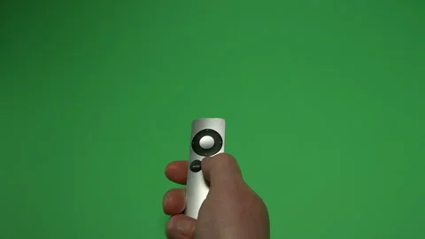Remote Control 8 on Green screen Chroma key pt13 of 15 Stock Footage 240350123