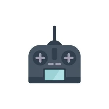 Remote control with antenna for drones or quadcopters Stock Illustration