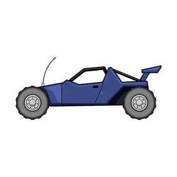 Remote control buggy toy for outdoor play Stock Illustration