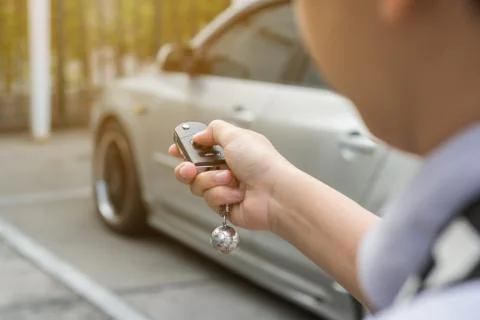Remote control car key Stock Photos
