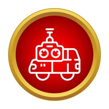 Remote control car toy gaming hobby icon Stock Illustration