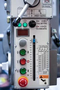 Remote control for cnc machine. Stock Photos