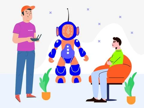 Remote Control Concept Illustration Illustrazione stock