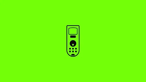 Remote control conditioner icon animation Stock Footage 158325963