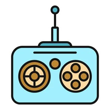 Remote control device for gaming and toy hobby Stock Illustration