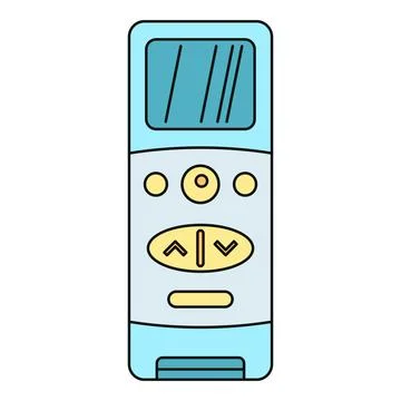 Remote control device for managing smart home technology Stock Illustration