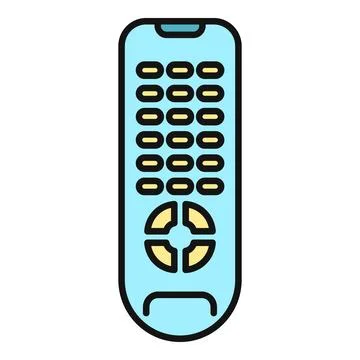 Remote control device for multimedia entertainment system Stock Illustration