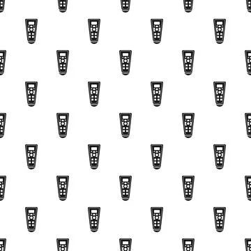 Remote control device pattern illustrating signal and media technology Stock Illustration