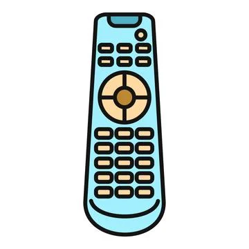 Remote control device for television entertainment technology Stock Illustration