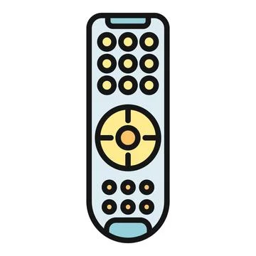 Remote control device for television or multimedia system 스톡 일러스트