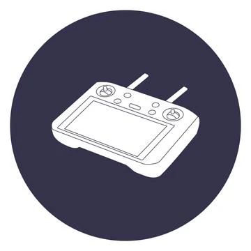 Remote control drone icon Stock Illustration