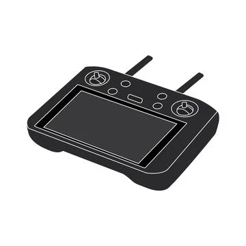 Remote control drone icon Stock Illustration