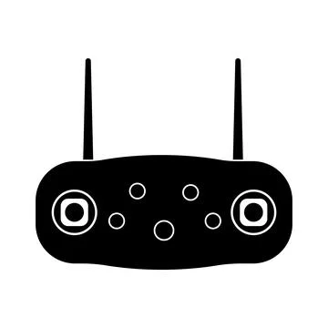 Remote control drone icon Stock Illustration