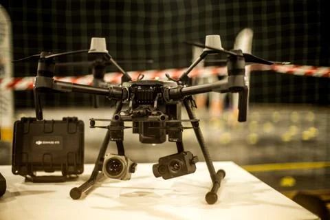 Remote control with a drone Stock Photos
