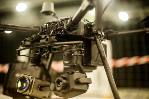 Remote control with a drone Stock Photos