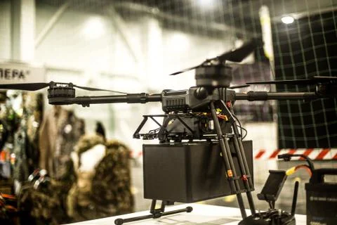 Remote control with a drone Stock Photos