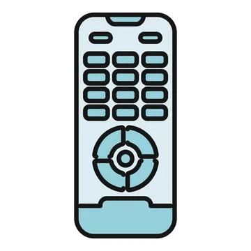 Remote control electronic device for modern media entertainment イラスト素材