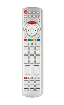 Remote control with empty buttons Stock Photos