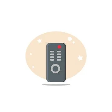 Remote control flat icon design element Illustrazione stock