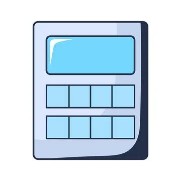 Remote control flat illustration Illustrazione stock
