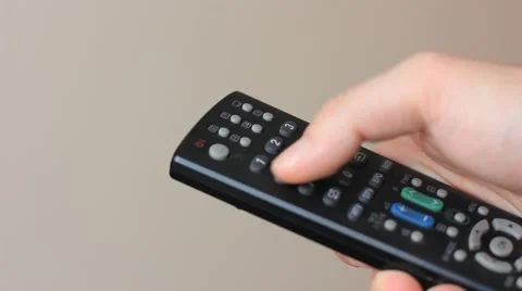 Remote Control Stock Footage 43969611