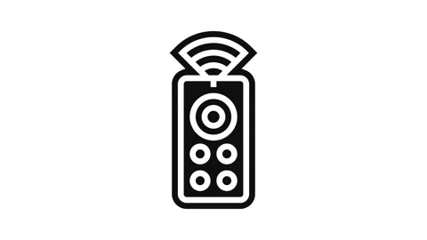 Remote control glyph icon animation Stock Footage 326141840
