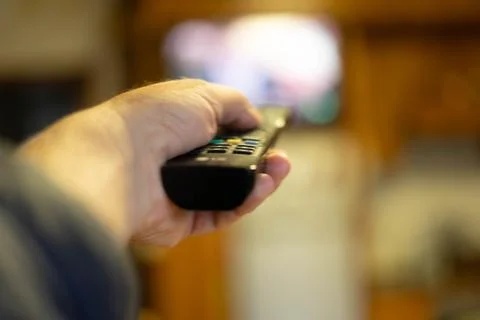 Remote Control Hand Stock Photos