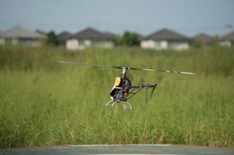 .Remote control helicopter Stock Photos