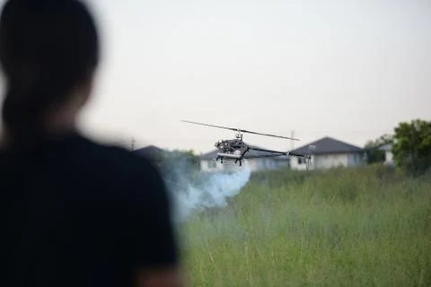 Remote control helicopter Stock Photos