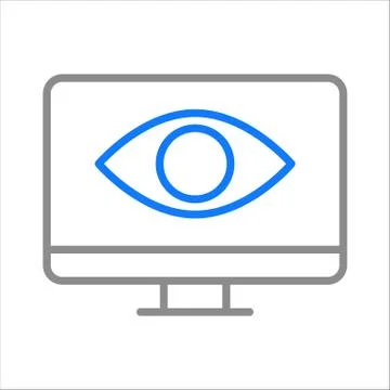 Remote control. Home office. Vector icon. Stock Illustration