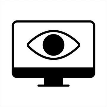 Remote control. Home office. Vector icon. Stock Illustration