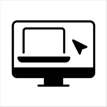 Remote control. Home office. Vector icon. Stock Illustration