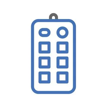 Remote control icon. Concept of control, technology, and electronics. Stock Illustration